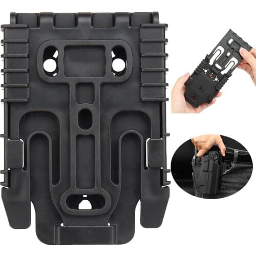 Tactical Quick Pull Holster Base Adapter Base Quick Release Buckle Set Quick Plug Unplug For Gun Pistol Holster Of GB-34/35/55