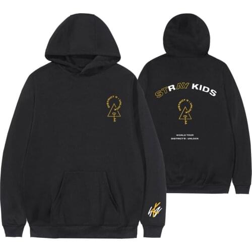 2021 Women Men New Fashion Stray Kids Hoodies Cool Fans Long Sleeve Sweatshirts Unisex Hip Hop Hooded Pullover Tops