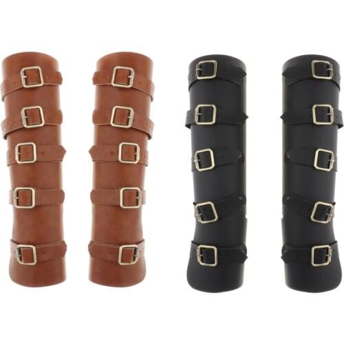 Archery Arm Guard Traditional Leather Hunting Shooting Recurve Longbow Bow