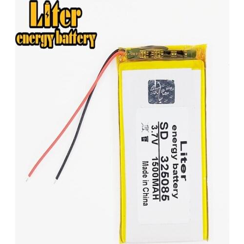 325085 3.7V 1500mah Lithium Tablet polymer battery with Protection Board For MP4 GPS Digital Product Free S