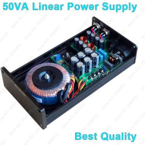 50VA 12V DC 2 Ways Low Noise Linear Power Supply PSU DC Power Supply For Amplifier NAS Router,NORATEL TALEMA Transformer
