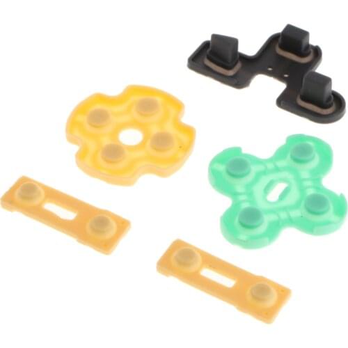 5x Conductive Rubber Pad for PS2 Controller Button Replacement Parts