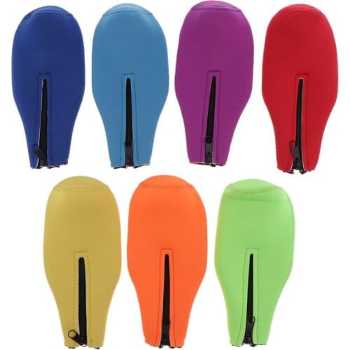 7 Color Bottle Can Beverage Cooler Holder Neoprene Zipper Beer Chilling Carrying