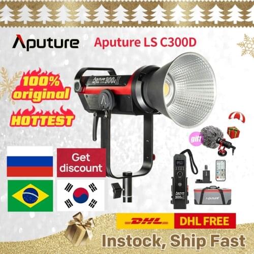 Aputure LS C300d 300d II LED Video Light Flash Speedlight Color Photography Lighting for DSLR Canon Nikon Cameras VS Viltrox