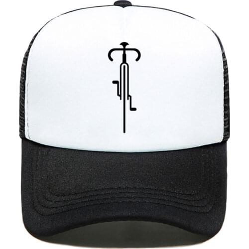 Bike Lines Cycling Novelty Creative Baseball Cap Casual Men Women Parent-child Hats Mesh Visor Outdoor Sun Hat Adjustable Caps