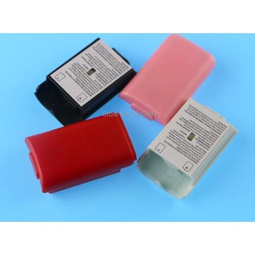 300pcs Battery Case for Xbox 360 Battery Case Wireless Controller Rechargeable Battery Cover with Sticker Gamepad Accessorie