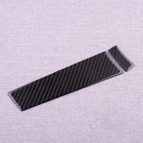 CITALL 2Pcs Carbon Fiber Driver Dashboard Panel Trim fit for Mitsubishi Lancer Evo 2008-2010 2011 2012 2013 2014 Left Hand Drive