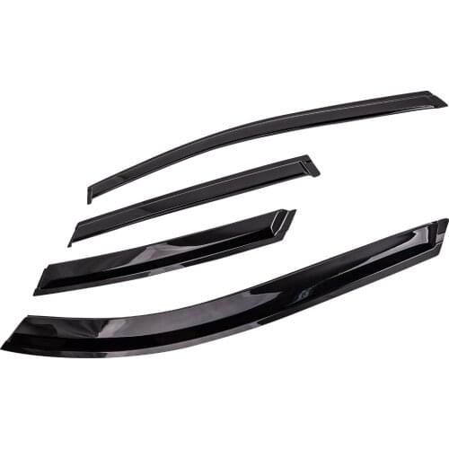 Window Visor Deflectors Guard Rain Shade Sun Vent Sticker For Honda CRV CR-V 4 Door 2007-2011