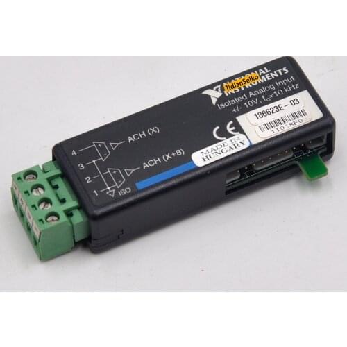 NATIONAL INSTRUMENTS SCC-AI03 Dual channel group isolation analog input module 10V 10kHz