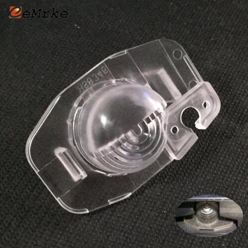 EEMRKE for Toyota Corolla 2007 2008 2009 2010 2011 2012 2013 Car Rear View Camera Bracket License Plate Lights Housing Mount