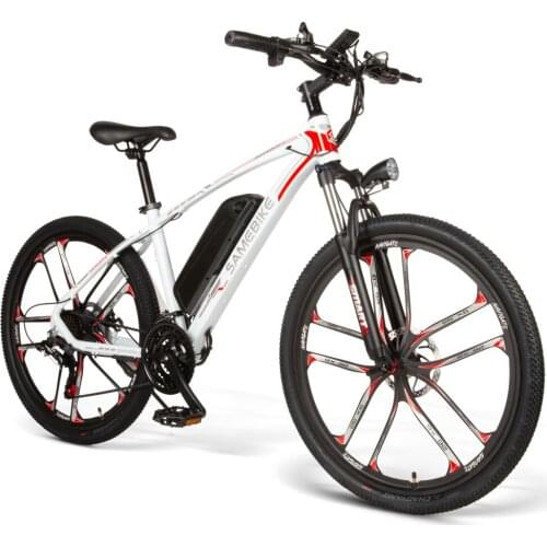 EU STOCK Samebike MY-SM26 26Inch Fat Tire Electric Bicycle E-bike For Adult 350W 48V 8AH Max 30km/h Mileage 70KM EBike Free Tax
