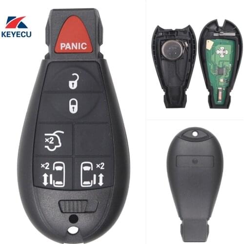 KEYECU Replacement Keyless Entry Remote Fobik Key Fob Transmitter 6B 433MHz ID46 for Chrysler FCC ID:M3N5WY783X Free Programming
