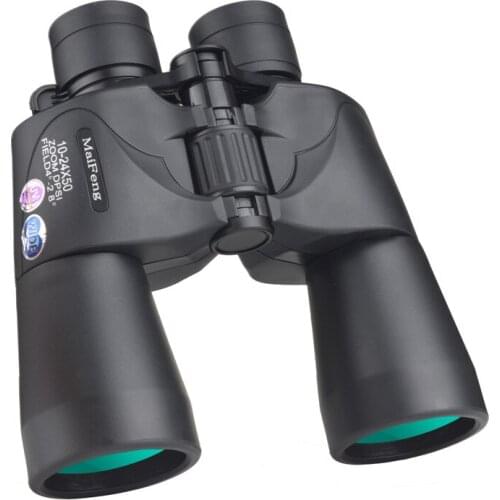 10-24x50 Zoom Binoculars HD Waterproof lll Night Vision Wide Angle Outdoor Camping Hunting Infinite Zoom UV Binocular Telescope