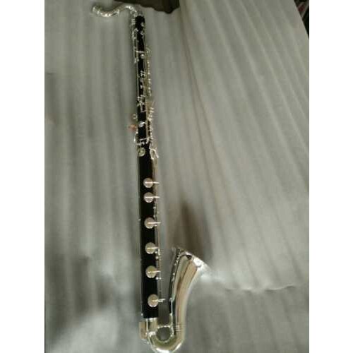 Low C ) bass Clarinet kit ebony wood Body silver Plated new