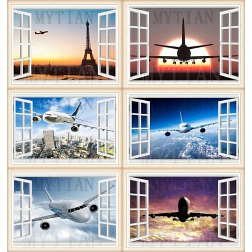 New Needlework Diamond Painting aircraft Diamond Embroidery full square/round Drill Rhinestone Mosaic home decor art Picture