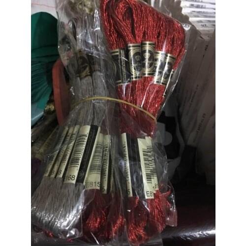 Oneroom 1pcs Jewel Effects metallic E130 E135 E155 E316 E321 E334 E699 E3837 embroidery thread cross stitch same