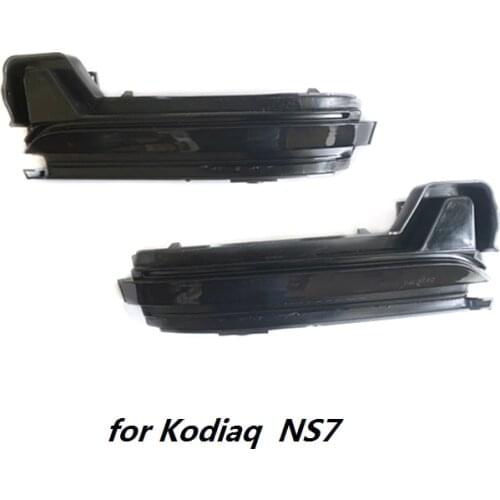Pair of LED Rearview Dynamic Blinker Side Wing Rearview Mirror Indicator Repeater Turn Signal Light For Skoda Kodiaq NS7
