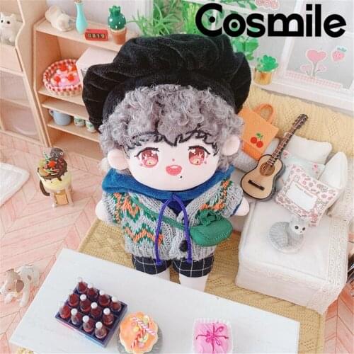 Cosmile Xiao Zhan Star Wig Hair 20cm Plush Doll Toy With Clothes Clothing Limited Cosplay Cute Fashion C