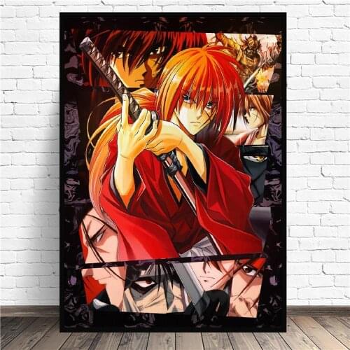 Ronin Kenshin Samurai XAnime Art Print Modern Poster Wall Pictures Living Room Decor