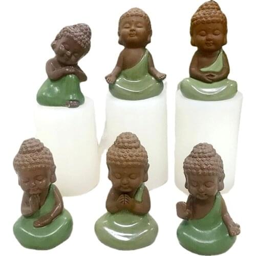 DIY Church Buddha Statue Candle Mold All Kinds of Buddha Statue Modeling Candle Mold Resin Epoxy Gypsum Crafts Mold Candle Mold