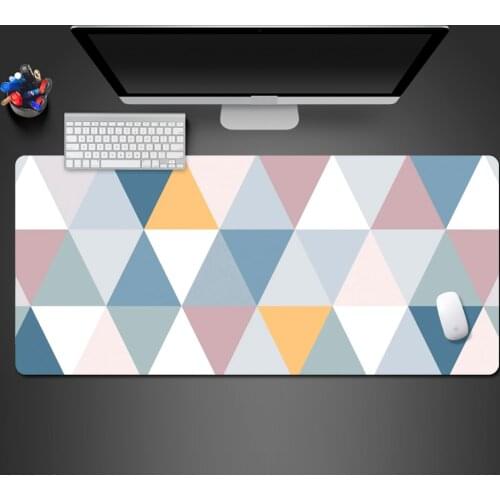 Fresh colorful game mouse pad Mosaic high quality natural rubber speed mouse pad most professional laptop pad