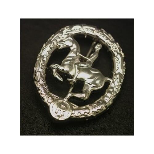 EMD ww2 German Horsemans Badge in Silver1