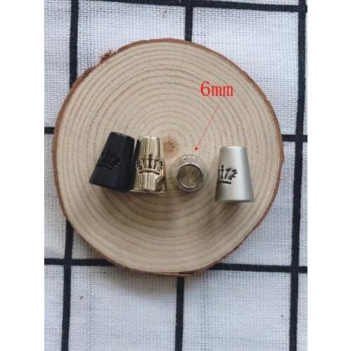 20pcs Silver/Golden Plastic Bell Stopper Without Lid Cord Lock Ends Toggle Clip Rope for Sportswear Backpack Bags DIY Kits