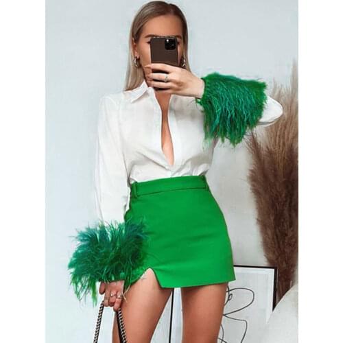 ADRAVETH White Blouses