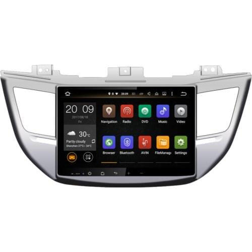Android 10.0 Car Radio DVD Player For HYUNDAI TUCSON/IX35 2015-2022 Octa Core Car GPS Navigation Video Stereo