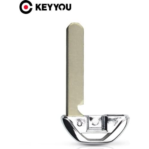 KEYYOU Remote Car Smart Key Keyless Emergency Insert Key For Honda Accord Odysee Civic HR-V 2016 2017 2018 Blank Uncut Blade