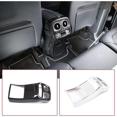 For Mercedes Benz G class W463 G350 G400 G500 G55 G63 ABS Chrome Car Rear Air Conditioning Vent Frame Cover Trim Accessories 1pc