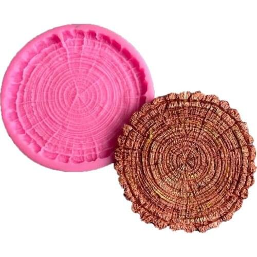 Stump shape fondant cake mold Crystal Epoxy Silicone Mold Chocolate baking tools