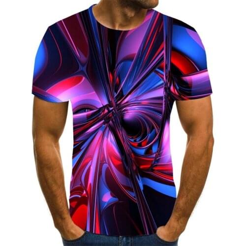 3D mens casual T-shirt, snow pumpkin lamp featured T-shirt, Christmas tree Festival T-shirt, Santa Claus printed couple T-shirt