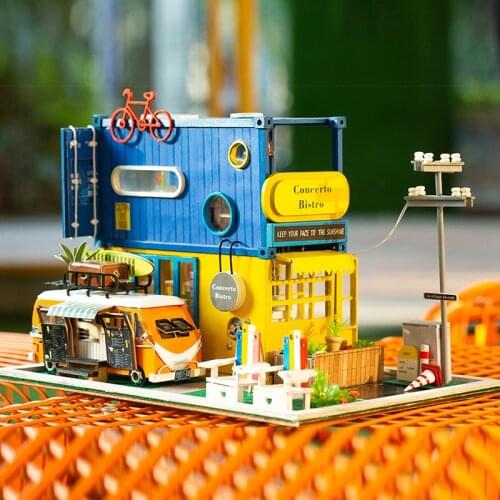 Toys for children Diy Doll House Casa Diy Miniature Dollhouse With Furniture Birthday Gift creative gifts K039