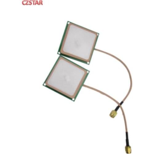 Customized size Circular Polarization small uhf reader tag antenna embedded system ceramics rfid reader antenna 18*18mm/80mm