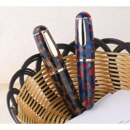 Moonman Q1 Mini Resin EyeDropper Fountain Pen EF/F Nib Pocket-Size Ink Pen Gift Box