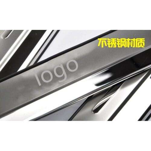 Car styling stainless steel Car door cover outside door sill Scuff plate for Ford Focus 2 3 4 MK2 MK3 MK4 2012 - 2017