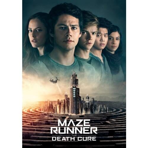 MAZE RUNNER THE DEATH CURE MOVIE Art print Silk poster Home Wall Decor