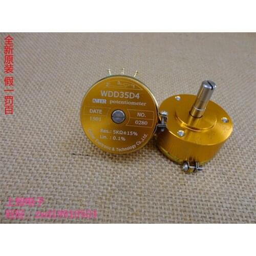Ommet WDD35D-4 linear precision 0.1% precision conductive plastic potentiometer 1K 2K 5K 10K