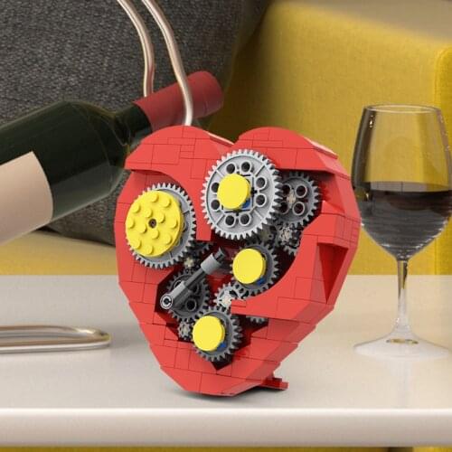 Heart Shaped Gift Conveyor Belt Clockwork Heart Diecast Model Kid Children Educational Toys Express love Christmas Birthday Gift