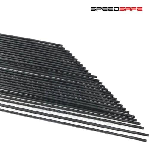 Pillar PSR Aero 1432 J-type J-hook J-bend Spokes Balck or White with PT734 Blue Alloy AL7075 Nipples 6.5g/pc (260mm)