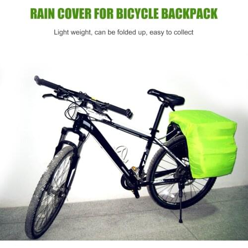 Mountain Bicycle Pannier Bag Rain Cover Bike Tail Rack Pouch Protective Cover Biking Portable Dustproof Cycling Parts