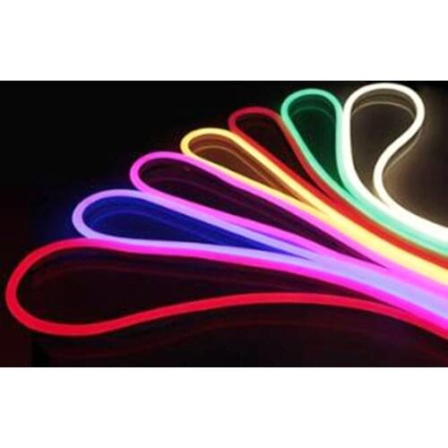 LED 220V Adapter Neon Light Signs Neon Lamp RGB Waterproof LED Lamp Festival Lights Christmas Lighting Outdoor Decoration 1-10M