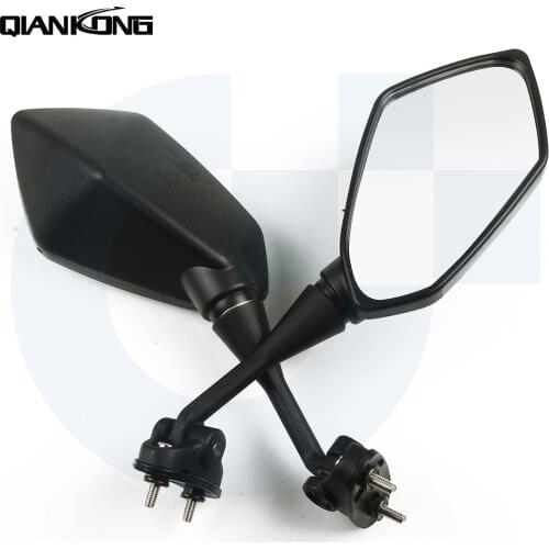 Universal Motorcycle rearview mirror 2pc/ pair Wide Angle Adjustabl left right FOR HONDA CBR 600 F2,F3,F4,F4i SUZUKI YAMAHA