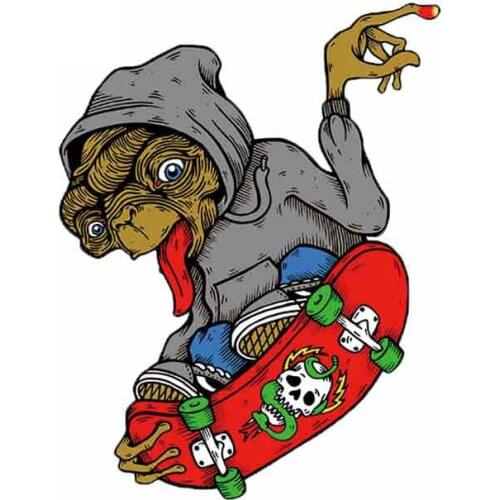 Hot ET Skates Interesting Cartoon Car Stickers KK Vinyl Decals Waterproof for Bumper Window Car Assessoires KK13*10cm