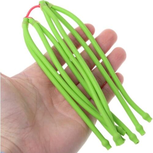 1pc Slingshot Band Fishing Bands Shooting Fish Hunting Group Round Bands Latex Tube Outdoor Replacement Elastic Band Random