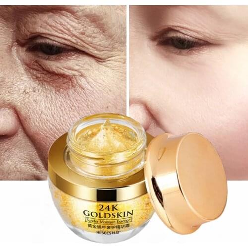 24K Gold Snail Collagen Face Cream Brighten Skin Anti-Aging Moisturizing Remove Acne Whitening Improve Skin Face Skin Care