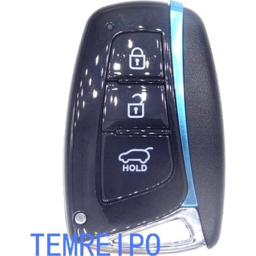 3 buttons keys for Hyundai smart key cover remote control key case Genesis 2013-2015 Santa Fe 2014-2015 Equus 2015 Azera