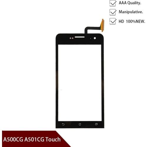 For Asus Zenfone 5 A500KL Touch Screen A500CG A501CG Touchscreen Panel Front Glass Sensor 5.0'' LCD Display Screen Repair Parts