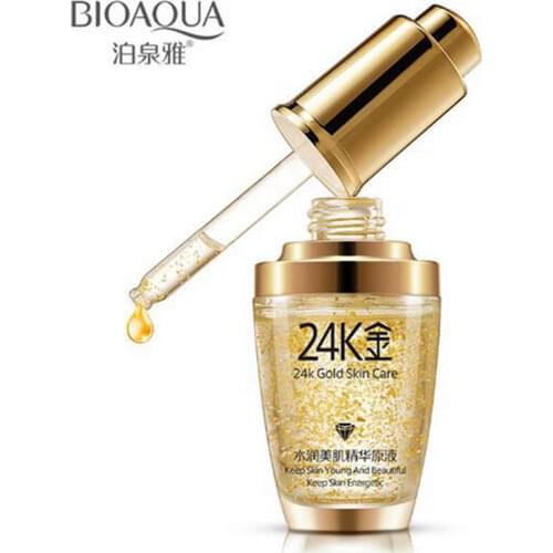 BIOAQUA 24K Gold Face Cream Essence Day Cream Anti Wrinkle Face Anti Aging Collagen Whitening Hyaluronic Acid Liquid Skin Care